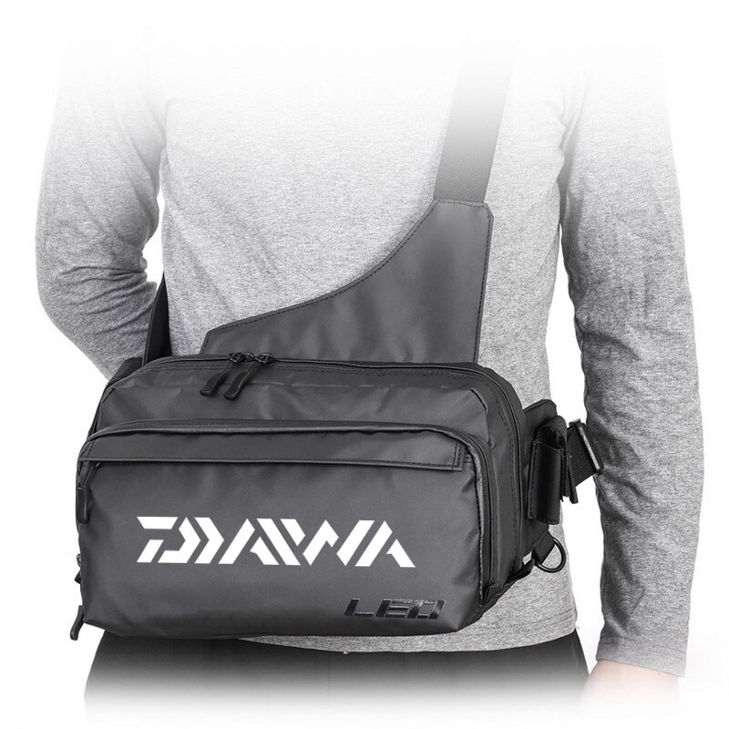 야외 스포츠 방수 다기능 남성용 낚시 가방, 허리 팩, 등산 캠핑 여행 다목적 낚시 도구 가방